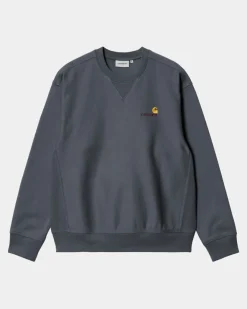 Outlet American Script Sweatshirt | Zeus Mænd Sveder