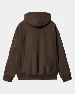 Hot American Script Sweatshirt Med Haette | Tobak Mænd Sveder