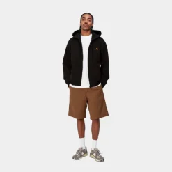 Best Sale American Script-Jakke Med Haette | Sort Mænd Sveder