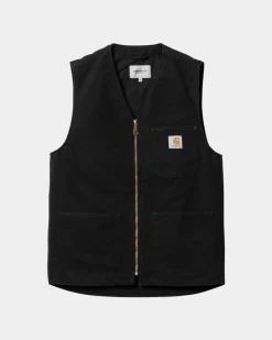 Best Sale Arbor Vest | Sort (Aeldet Laerred) Mænd Jakker & Veste