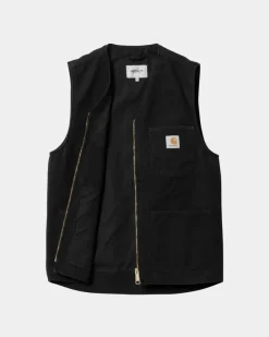 Best Sale Arbor Vest | Sort (Aeldet Laerred) Mænd Jakker & Veste