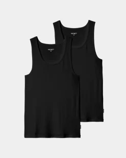 Best Sale A-Skjorte (2-Pak) | Sort + Sort Mænd T-Shirts Og Poloer