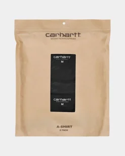 Best Sale A-Skjorte (2-Pak) | Sort + Sort Mænd T-Shirts Og Poloer