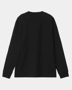 Clearance Base Langaermet T-Shirt | Sort Mænd T-Shirts Og Poloer