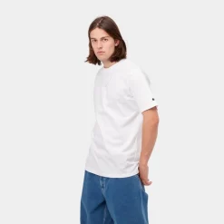 Store Base T-Shirt | Hvid Mænd T-Shirts Og Poloer