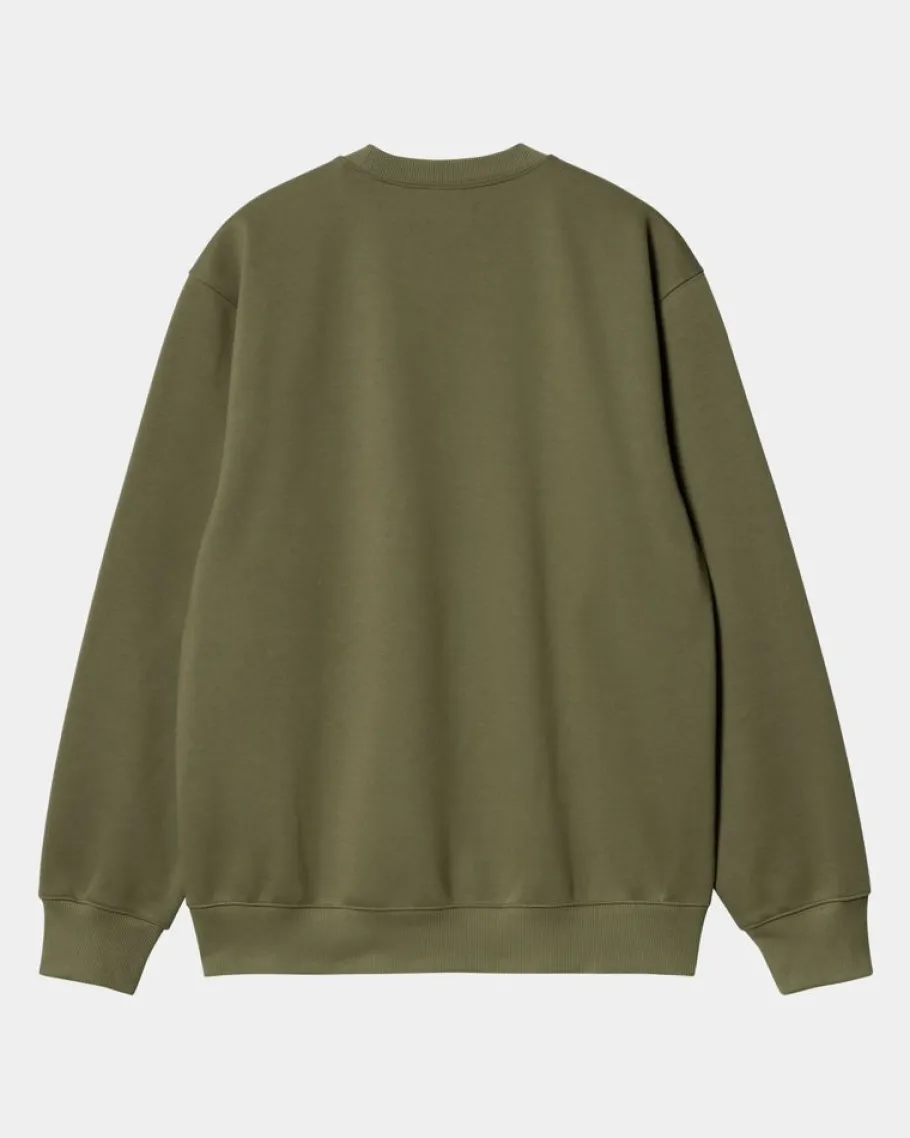 Best Sale Carhartt Sweatshirt | Dundee / Glassy Pink Mænd Sveder