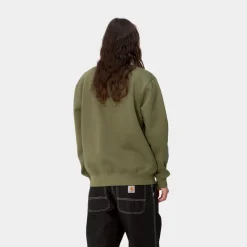 Best Sale Carhartt Sweatshirt | Dundee / Glassy Pink Mænd Sveder