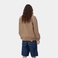 Clearance Carhartt Sweatshirt | Gren / Rattan Mænd Sveder