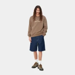 Clearance Carhartt Sweatshirt | Gren / Rattan Mænd Sveder