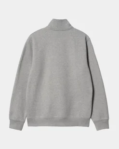Outlet Chase Neck Zip Sweatshirt | Gra Lyng Mænd Sveder