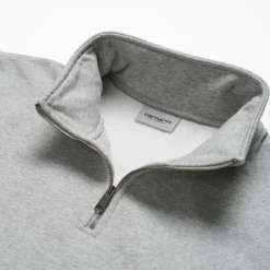Outlet Chase Neck Zip Sweatshirt | Gra Lyng Mænd Sveder