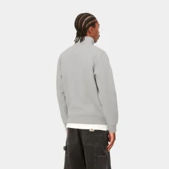 Outlet Chase Neck Zip Sweatshirt | Gra Lyng Mænd Sveder