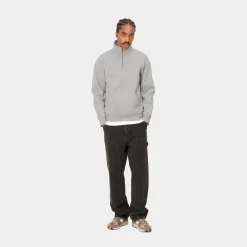 Outlet Chase Neck Zip Sweatshirt | Gra Lyng Mænd Sveder