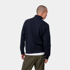 Outlet Chase Neck Zip Sweatshirt | Dark Navy Mænd Sveder