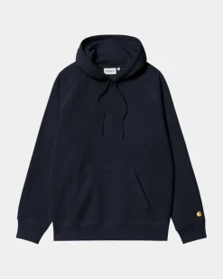 Shop Chase Sweatshirt Med Haette | Dark Navy Mænd Sveder