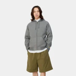 Discount Chase-Jakke Med Haette | Morkegra Heather Mænd Sveder