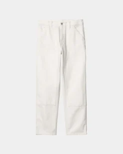 Hot Dobbelt Knaebukser - Denim | Hvid (Skyllet) Mænd Denim