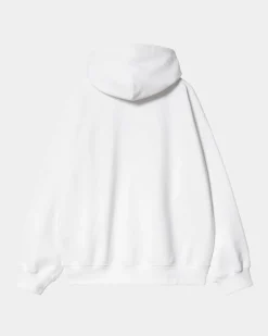 Store Drip Sweatshirt Med Haette | Hvid Mænd Sveder
