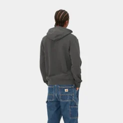 Shop Duster Sweatshirt Med Haette | Sort (Beklaedningsgenstand Farvet) Mænd Sveder