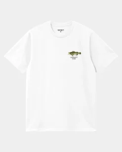 Fashion Fisk T-Shirt | Hvid Mænd T-Shirts Og Poloer