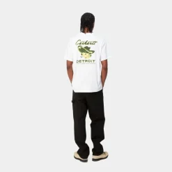 New Gront Graes T-Shirt | Hvid Mænd T-Shirts Og Poloer
