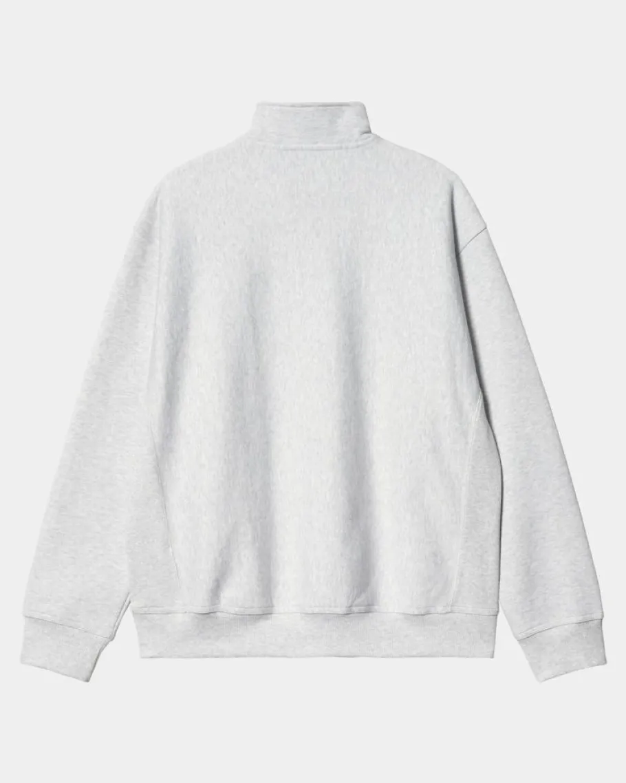 New Half Zip American Script Sweatshirt | Ask Heather Mænd Sveder