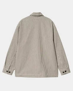 Best Sale Haywood Stripe Coat | Voks / Sort Kvinder Jakker