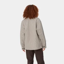 Best Sale Haywood Stripe Coat | Voks / Sort Kvinder Jakker