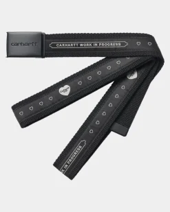 Online Hjerte Bandana Baelte | Sort Mænd Tilbehør