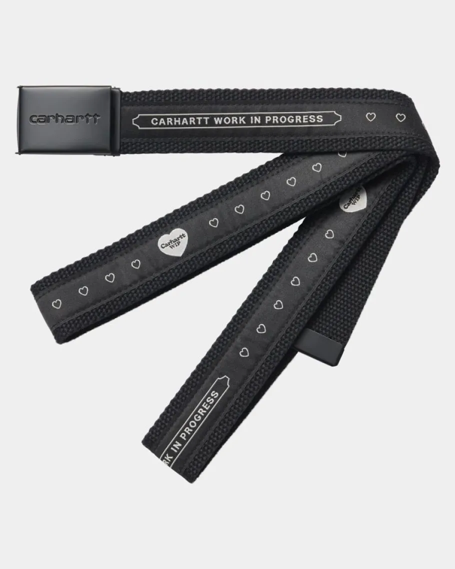 Online Hjerte Bandana Baelte | Sort Mænd Tilbehør