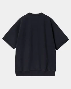Hot Klasse 89 Kortaermet Sweatshirt | Dark Navy Mænd Sveder