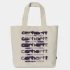Store Laerred Grafisk Tote Stor | Wax Ink Bleed Print Tasker