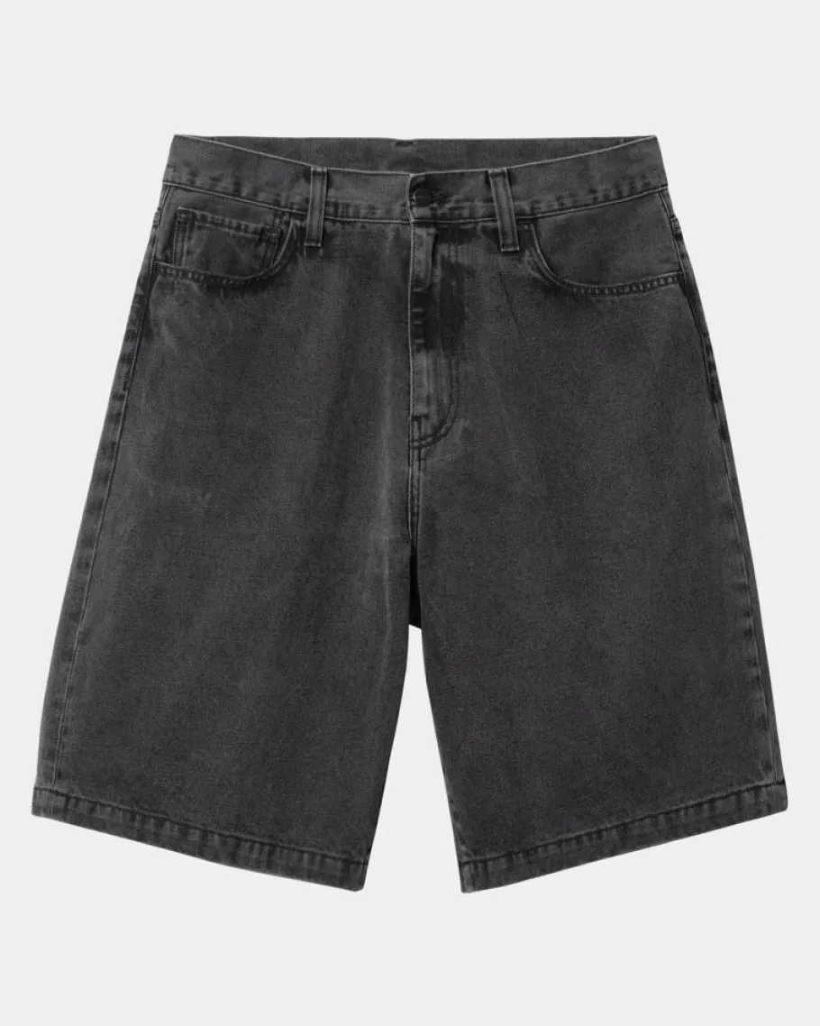 New Landon Short | Sort (Heavy Stone Vask) Mænd Denim