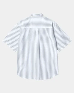 Fashion Linus Stripe Kortaermet Skjorte | Blege Mænd Skjorter