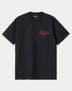 Discount Mekanik T-Shirt | Dark Navy Mænd T-Shirts Og Poloer