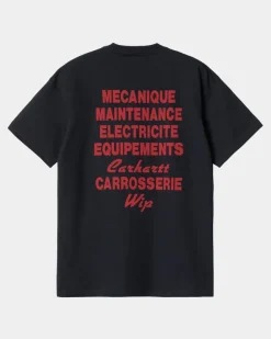 Discount Mekanik T-Shirt | Dark Navy Mænd T-Shirts Og Poloer