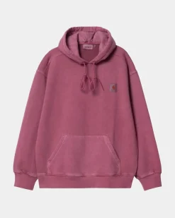 Store Nelson Sweatshirt Med Haette | Magenta Mænd Sveder