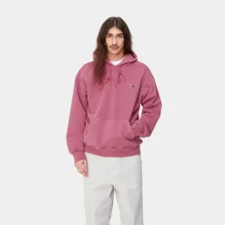 Store Nelson Sweatshirt Med Haette | Magenta Mænd Sveder