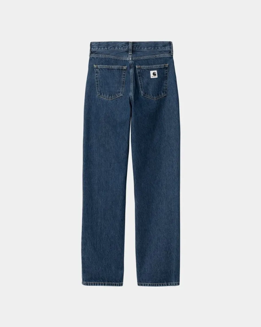 Cheap Noxon Bukser | Bla (Stenvasket) Kvinder Bukser