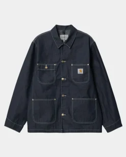 Outlet Og Chore Coat (Forar) | Bla (En Vask) Mænd Denim