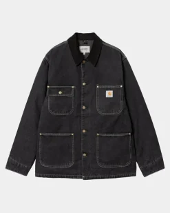 Online Og Chore Coat (Vinter) - Denim | Sort (Stenvasket) Mænd Jakker & Veste
