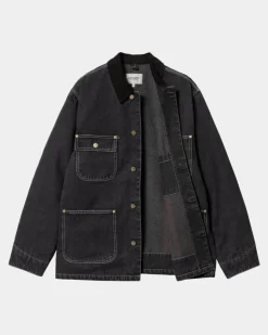 Online Og Chore Coat (Vinter) - Denim | Sort (Stenvasket) Mænd Jakker & Veste