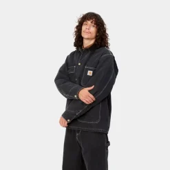 Online Og Chore Coat (Vinter) - Denim | Sort (Stenvasket) Mænd Jakker & Veste