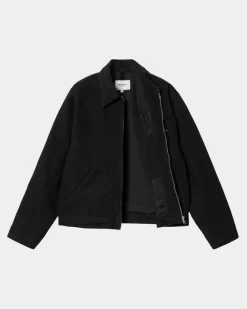 Cheap Og Detroit-Jakke Til Kvinder (Forar) | Sort Kvinder Jakker