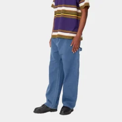 Best Og Loose Fit Single Knee Pant | Bla (Heavy Stone Vask) Mænd Bukser