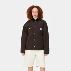 Discount Og Michigan Frakke Til Kvinder (Forar) | Tobak / Sort (Skyllet) Kvinder Jakker