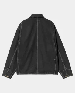 Hot Og Michigan Frakke Til Kvinder (Forar) - Denim | Sort (Stenvasket) Kvinder Jakker