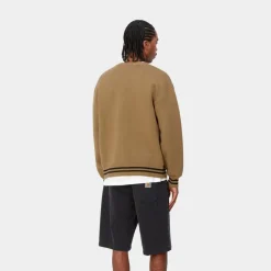 Clearance Onyx Cardigan | Hamilton Brun / Sort Mænd Trøjer