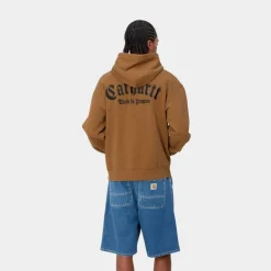 Shop Onyx Script Sweatshirt Med Haette | Hamilton Brown Mænd Sveder