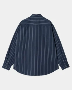 Flash Sale Orlean Stripe Skjorte | Bla / Hvid Mænd Skjorter